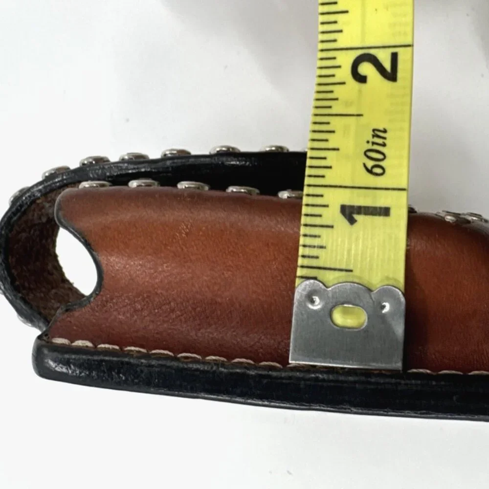 Hilason Hand Tooled Leather Bling Pink Western Cell Phone Case with Belt Clip
